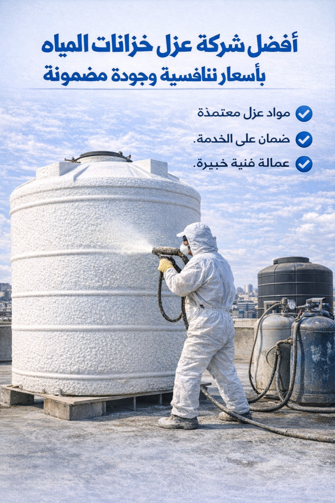 عزل خزانات المياة
